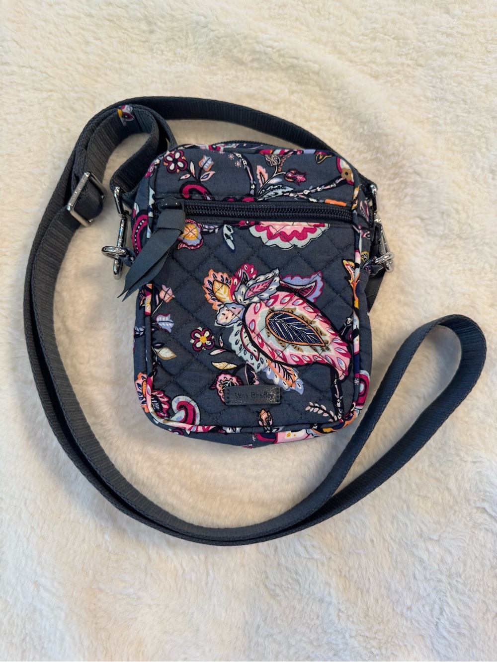 Vera Bradley Felicity Paisley Small Convertible Crossbody